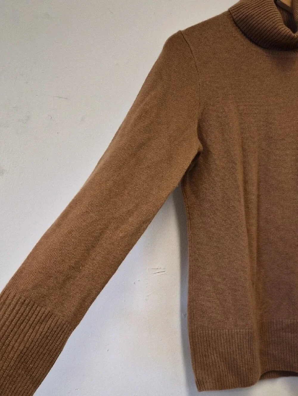 J. Crew Camel Brown Turtleneck Sweater Size M